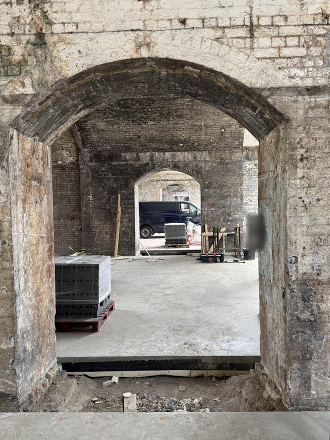 Brick arches on a site investigated by CS Site Investigations