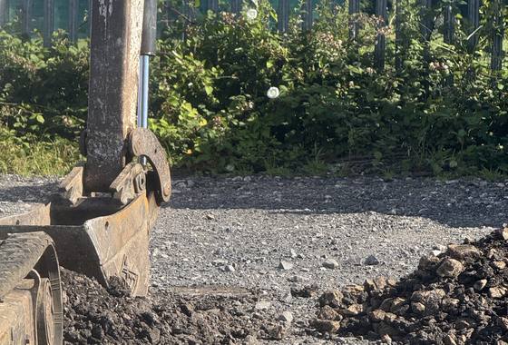 Site investigation supporting a live planning application